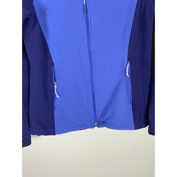 The North Face Periwinkle Navy Blue Sweater activewear jacket size M - Picture 7 of 12